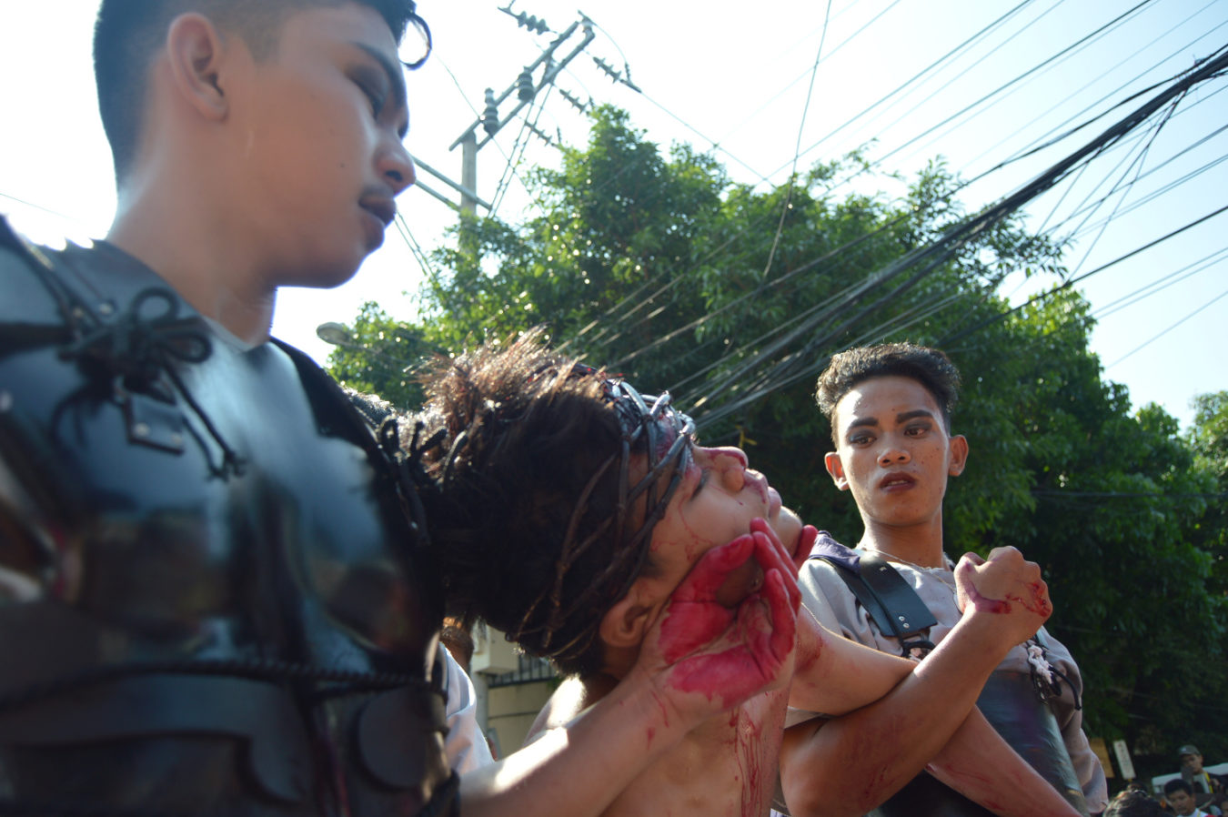 San Ildefonso Catholic Reenactment