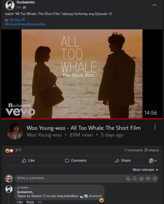 Extraordinary Attorney Woo (이상한 변호사 우영우): All Too Whale: The Short Film